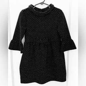 Girls’ size 6 black dress from Janie and Jack.